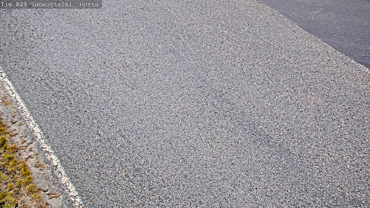 Weather Camera Image Väg 843 Suomussalmi, Hossa, Suomussalmi, Kainuu