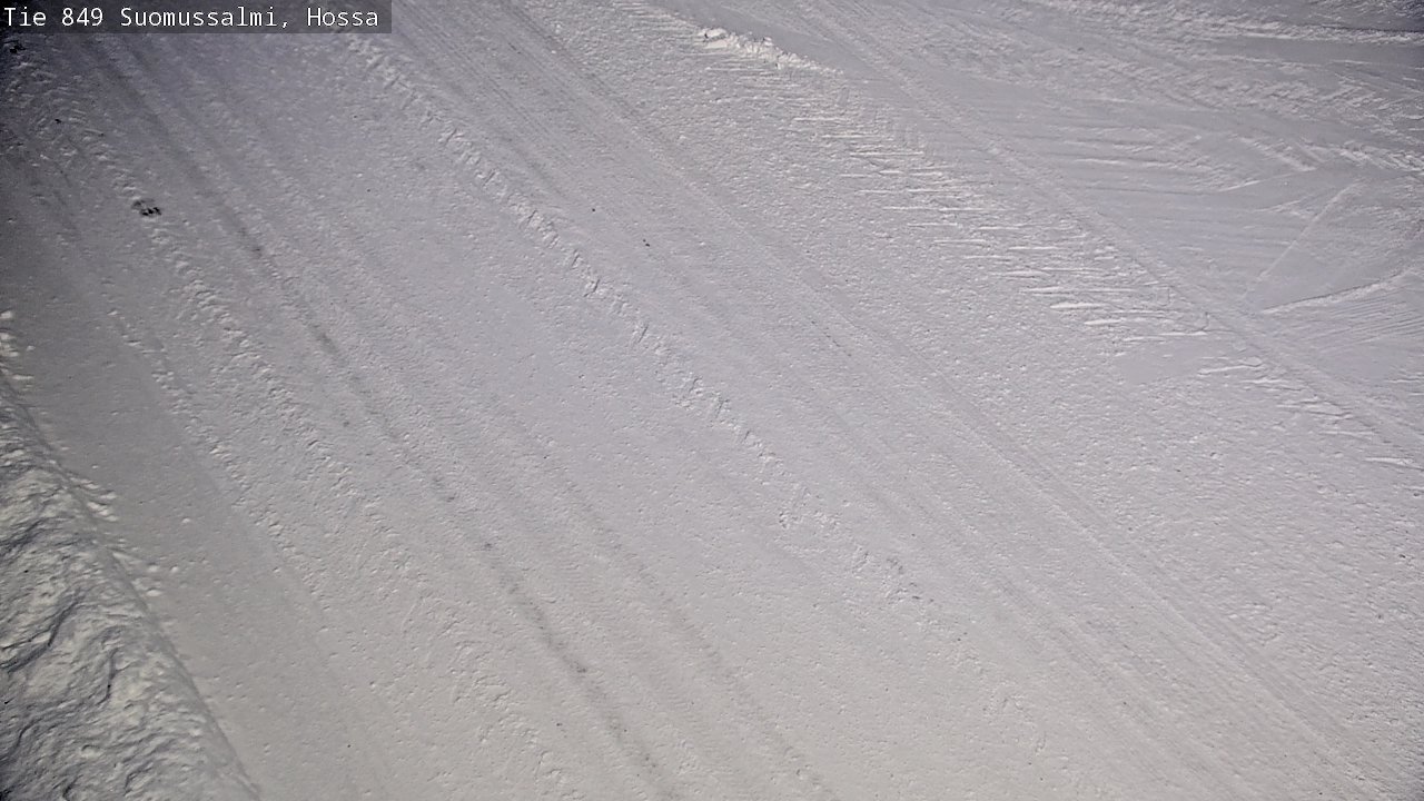 Weather Camera Image Väg 843 Suomussalmi, Hossa, Suomussalmi, Kainuu