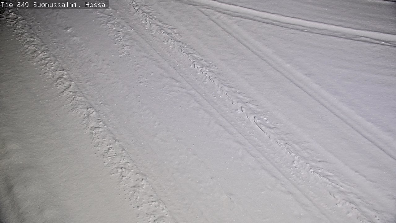 Weather Camera Image Väg 843 Suomussalmi, Hossa, Suomussalmi, Kainuu
