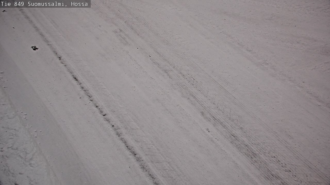 Weather Camera Image Väg 843 Suomussalmi, Hossa, Suomussalmi, Kainuu