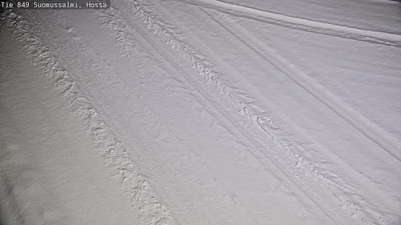 Weather Camera Image Väg 843 Suomussalmi, Hossa, Suomussalmi, Kainuu