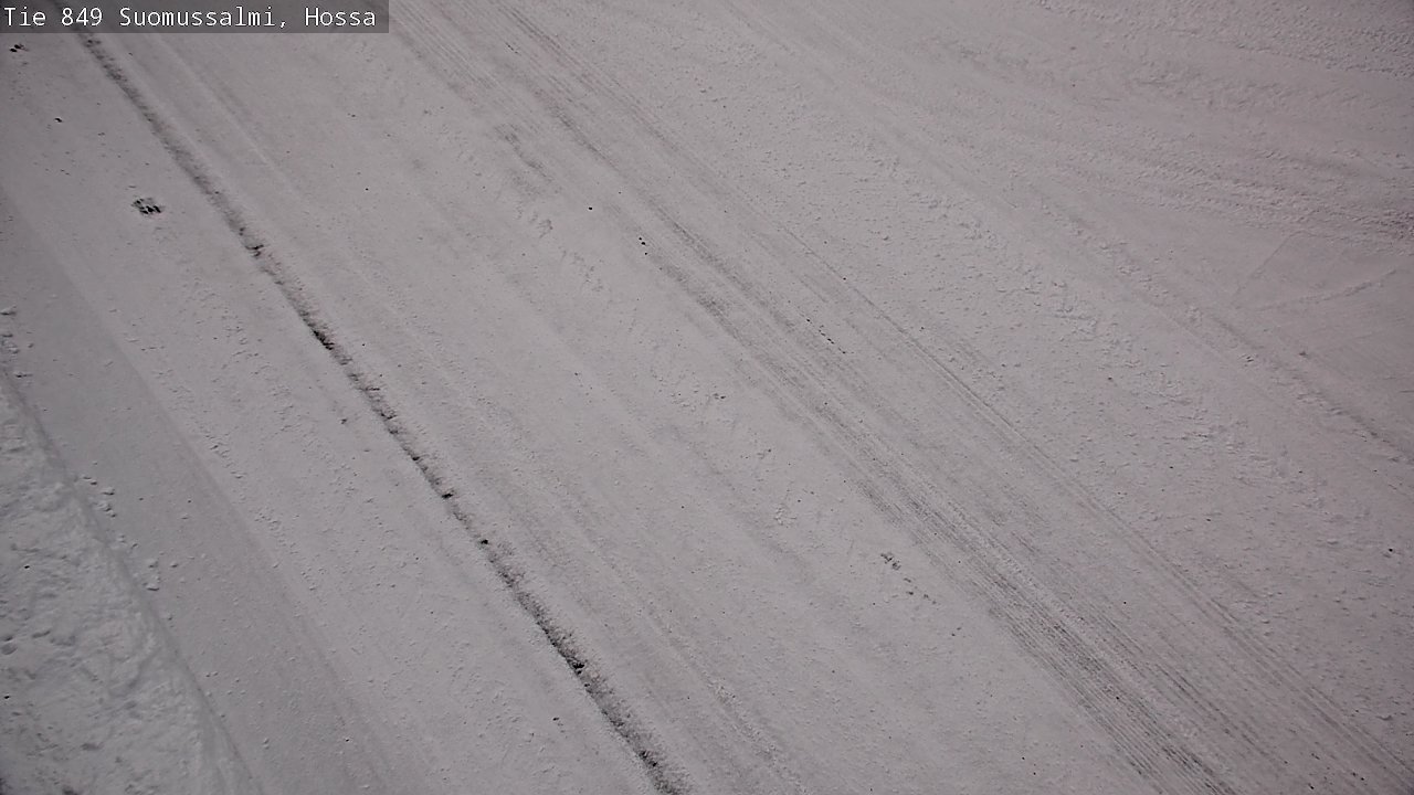 Weather Camera Image Väg 843 Suomussalmi, Hossa, Suomussalmi, Kainuu