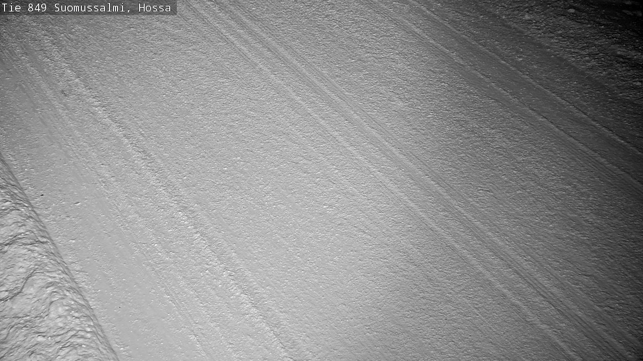 Weather Camera Image Väg 843 Suomussalmi, Hossa, Suomussalmi, Kainuu