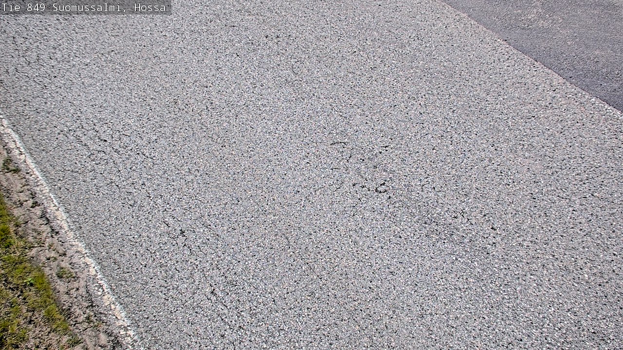 Weather Camera Image Väg 843 Suomussalmi, Hossa, Suomussalmi, Kainuu