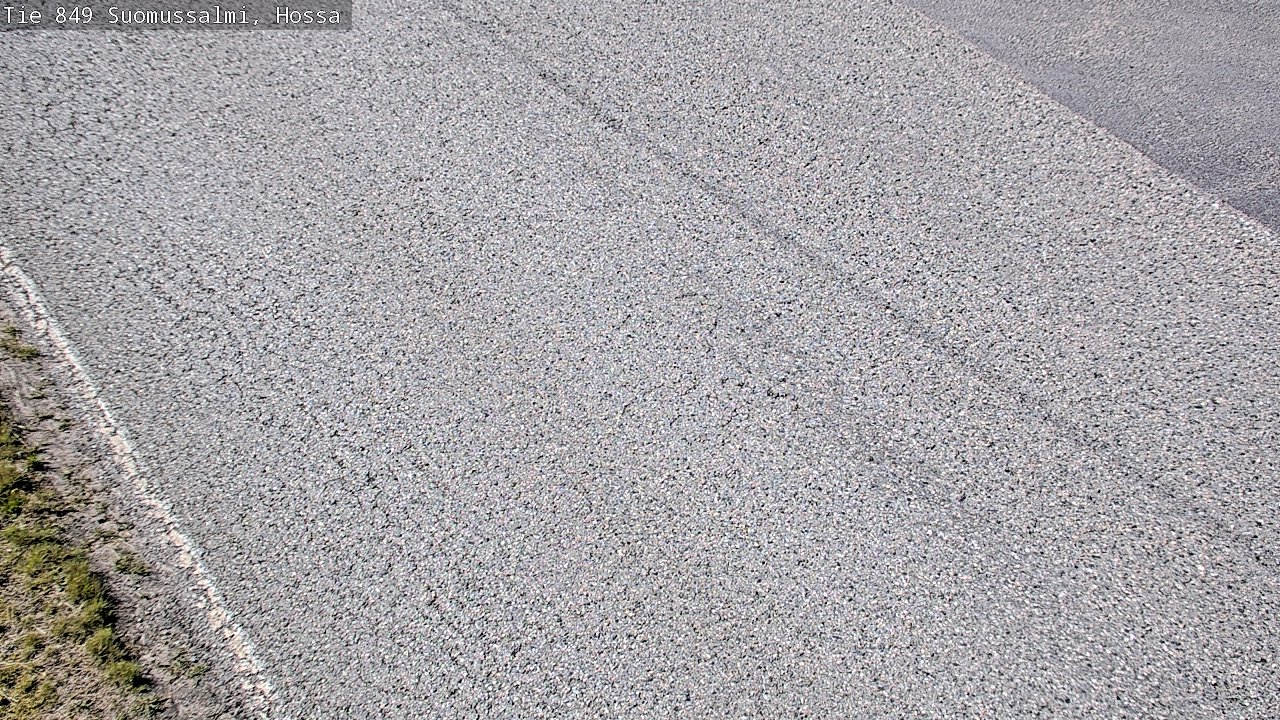 Weather Camera Image Väg 843 Suomussalmi, Hossa, Suomussalmi, Kainuu