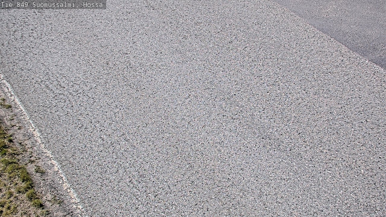 Weather Camera Image Väg 843 Suomussalmi, Hossa, Suomussalmi, Kainuu