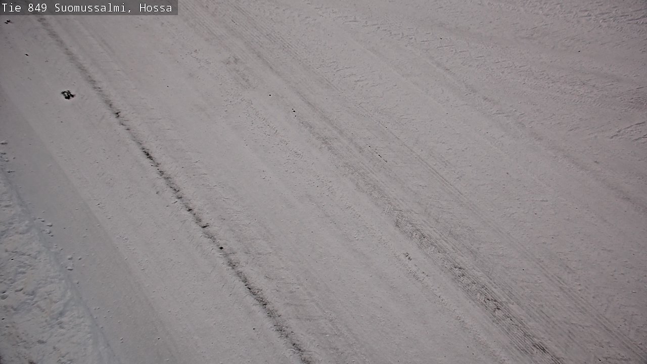 Weather Camera Image Väg 843 Suomussalmi, Hossa, Suomussalmi, Kainuu