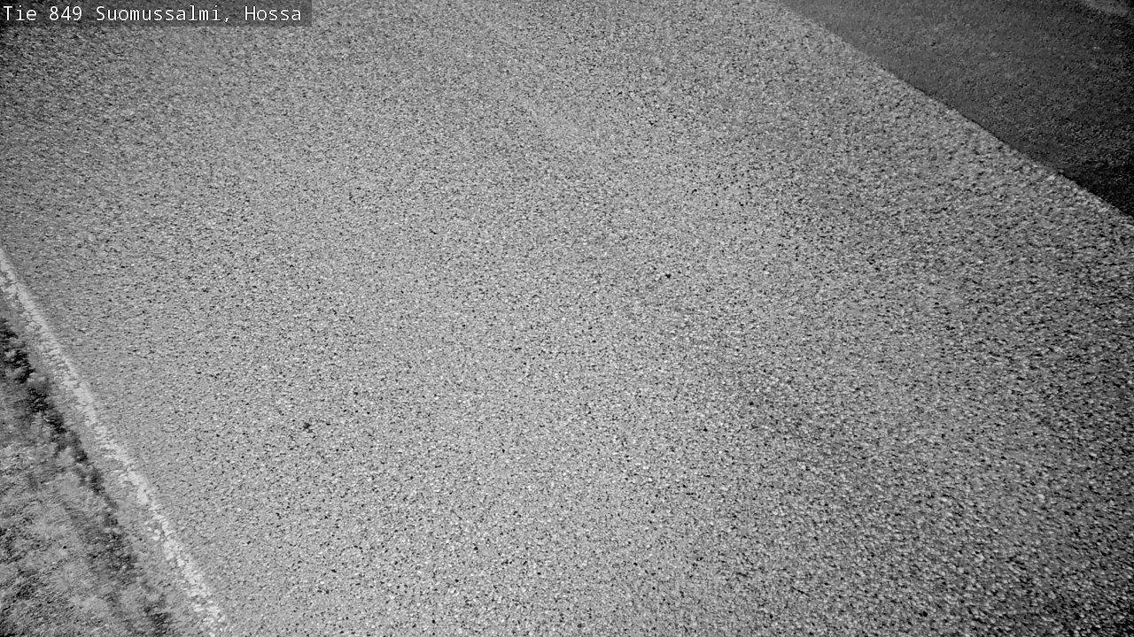 Weather Camera Image Väg 843 Suomussalmi, Hossa, Suomussalmi, Kainuu
