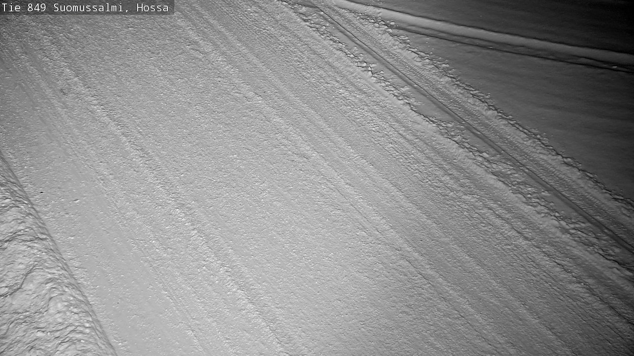 Weather Camera Image Väg 843 Suomussalmi, Hossa, Suomussalmi, Kainuu