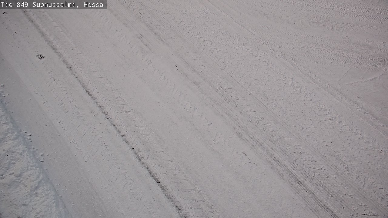 Weather Camera Image Väg 843 Suomussalmi, Hossa, Suomussalmi, Kainuu
