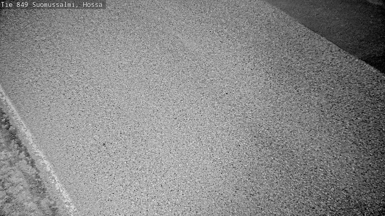 Weather Camera Image Väg 843 Suomussalmi, Hossa, Suomussalmi, Kainuu