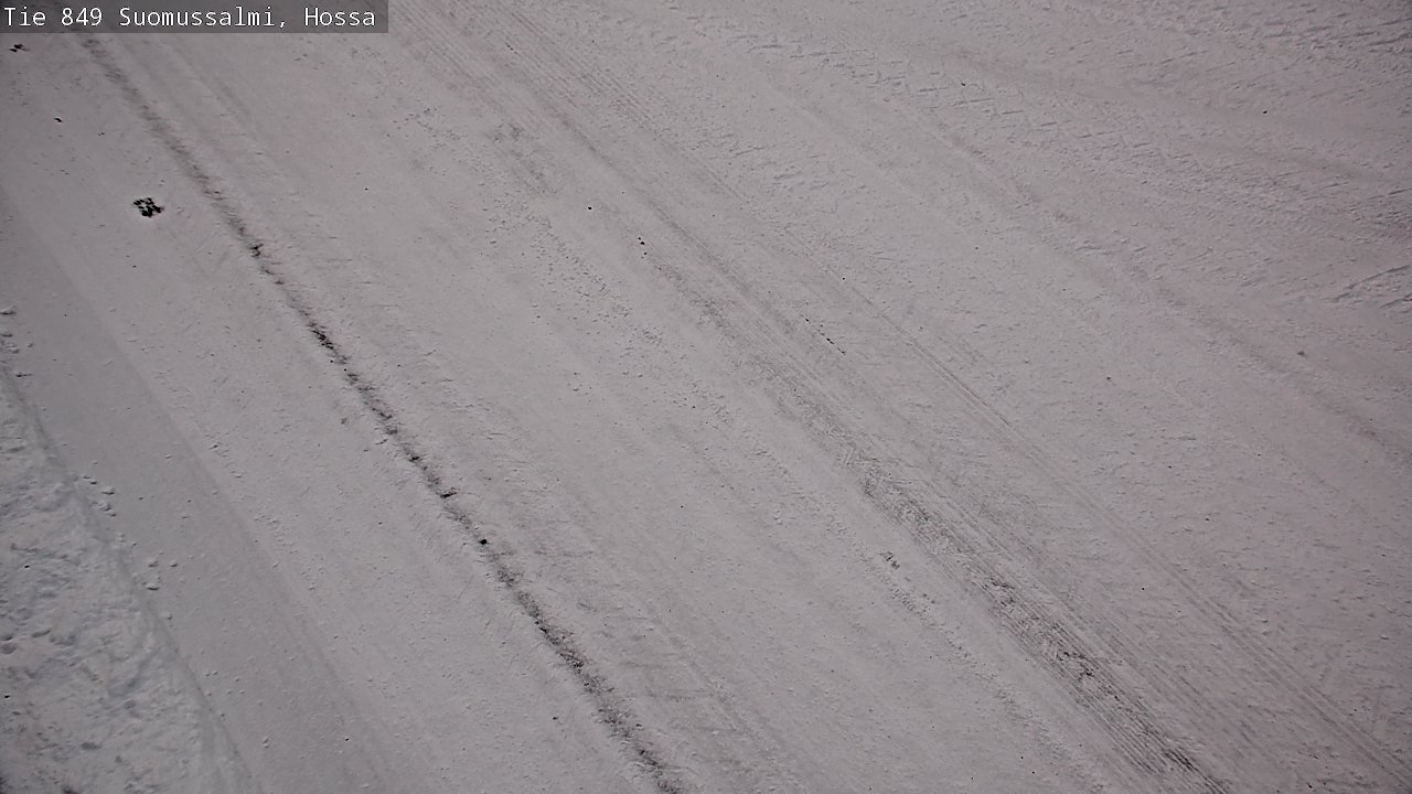 Weather Camera Image Väg 843 Suomussalmi, Hossa, Suomussalmi, Kainuu