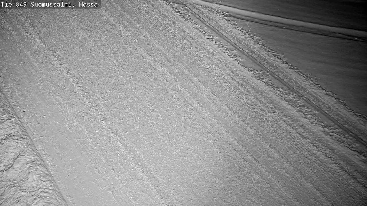 Weather Camera Image Väg 843 Suomussalmi, Hossa, Suomussalmi, Kainuu