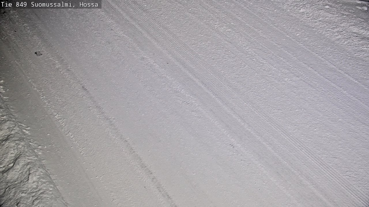 Weather Camera Image Väg 843 Suomussalmi, Hossa, Suomussalmi, Kainuu