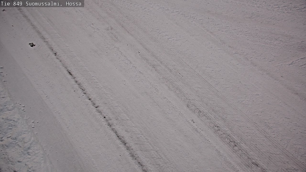 Weather Camera Image Väg 843 Suomussalmi, Hossa, Suomussalmi, Kainuu