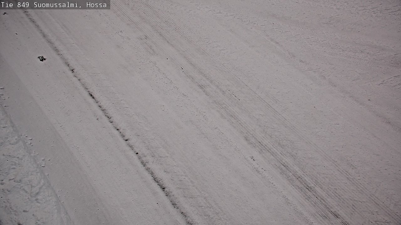 Weather Camera Image Väg 843 Suomussalmi, Hossa, Suomussalmi, Kainuu