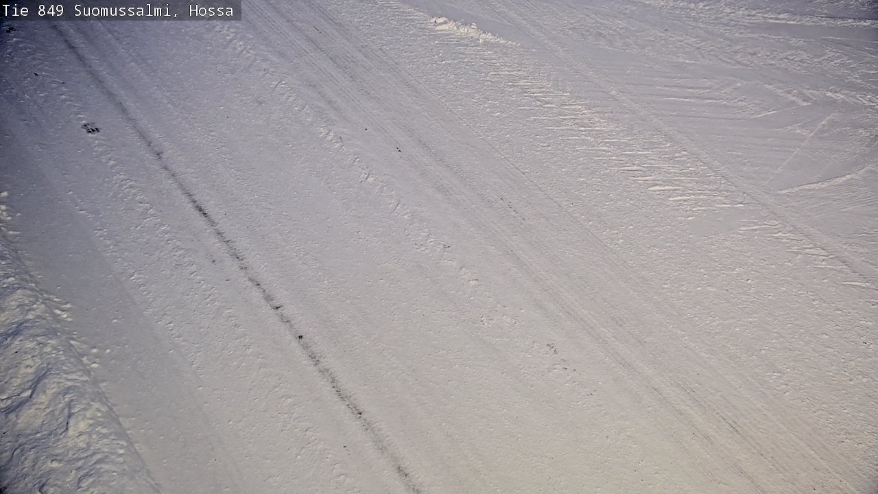 Weather Camera Image Väg 843 Suomussalmi, Hossa, Suomussalmi, Kainuu