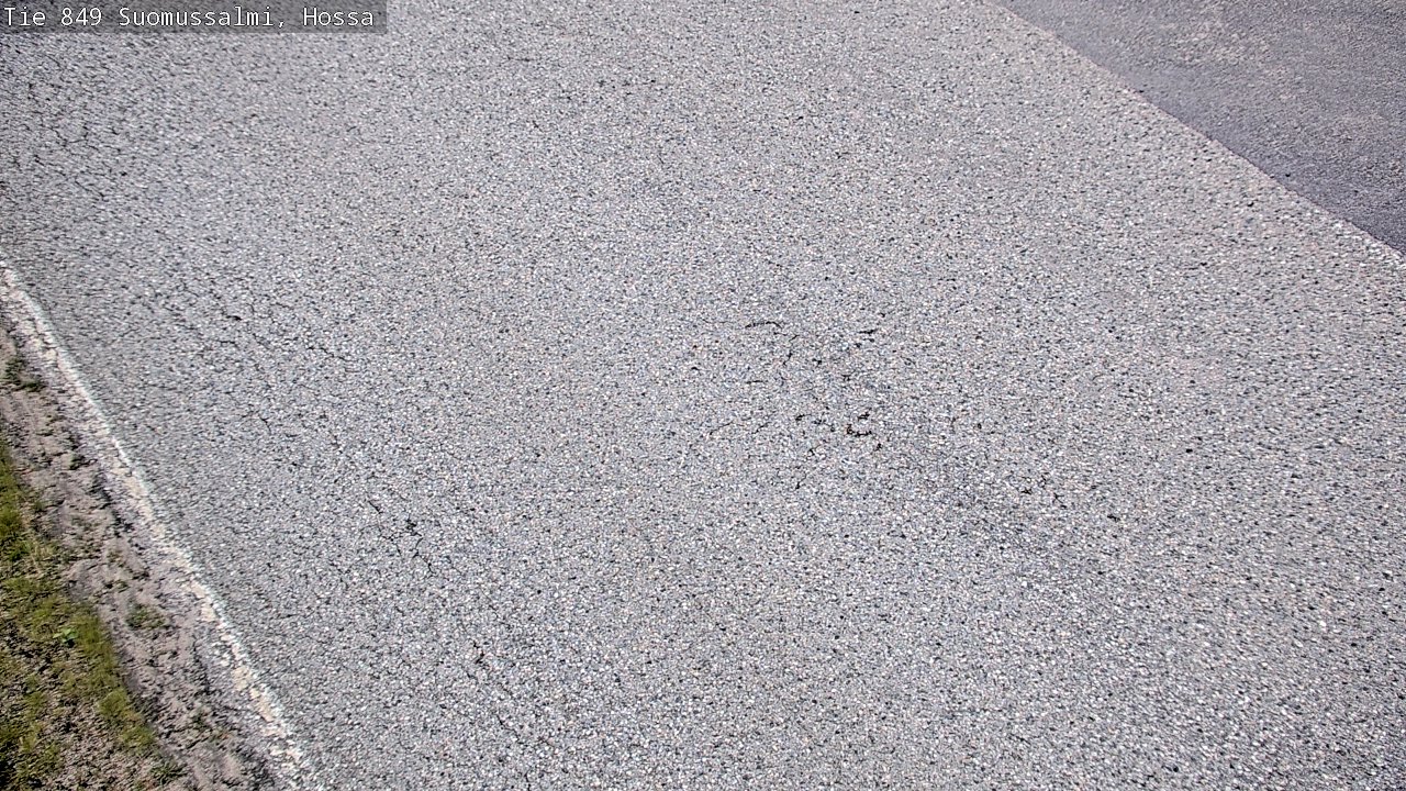 Weather Camera Image Väg 843 Suomussalmi, Hossa, Suomussalmi, Kainuu