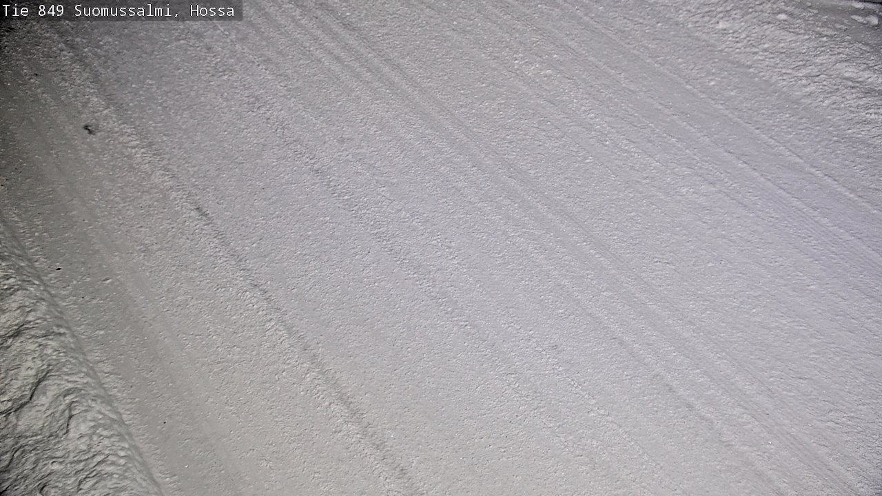 Weather Camera Image Väg 843 Suomussalmi, Hossa, Suomussalmi, Kainuu