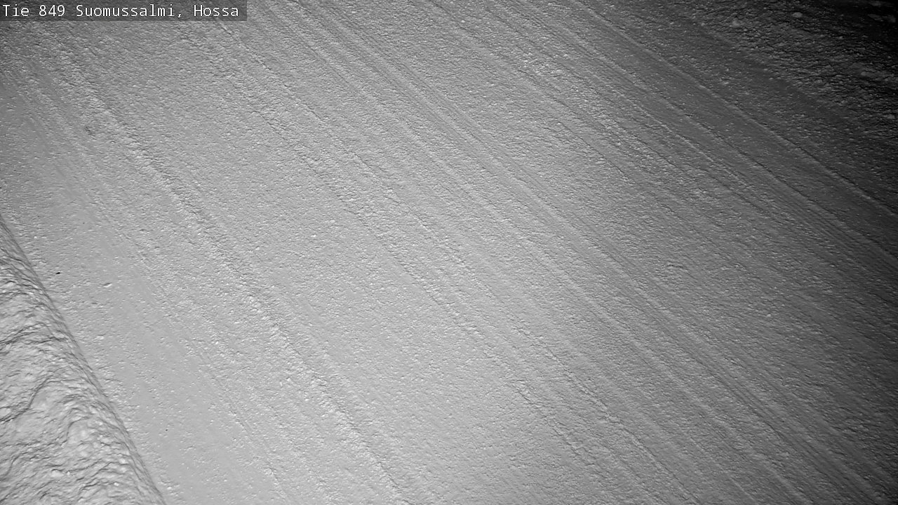 Weather Camera Image Väg 843 Suomussalmi, Hossa, Suomussalmi, Kainuu