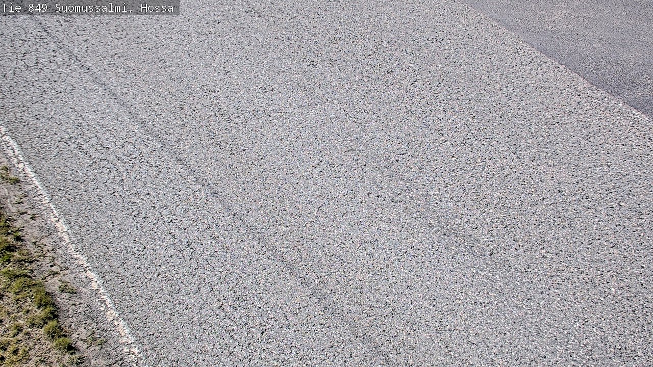 Weather Camera Image Väg 843 Suomussalmi, Hossa, Suomussalmi, Kainuu