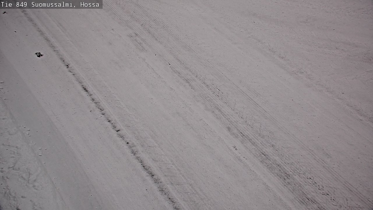 Weather Camera Image Väg 843 Suomussalmi, Hossa, Suomussalmi, Kainuu