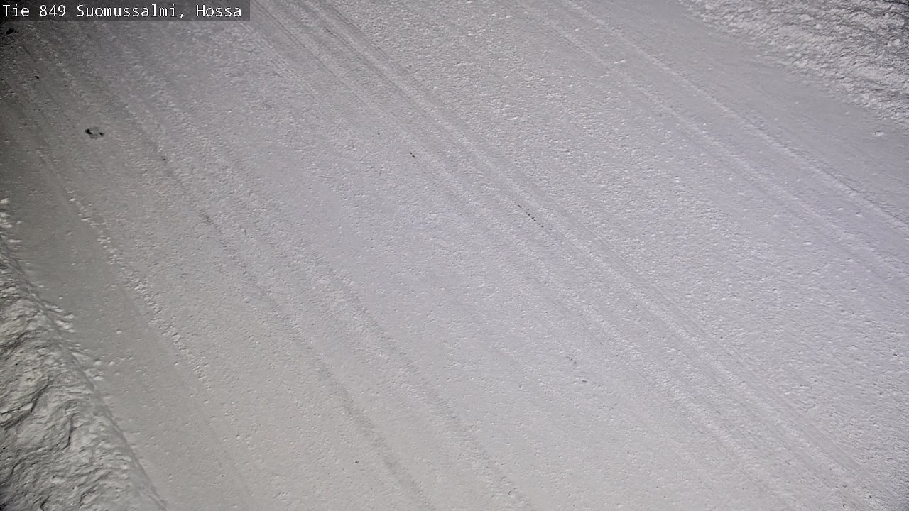 Weather Camera Image Väg 843 Suomussalmi, Hossa, Suomussalmi, Kainuu