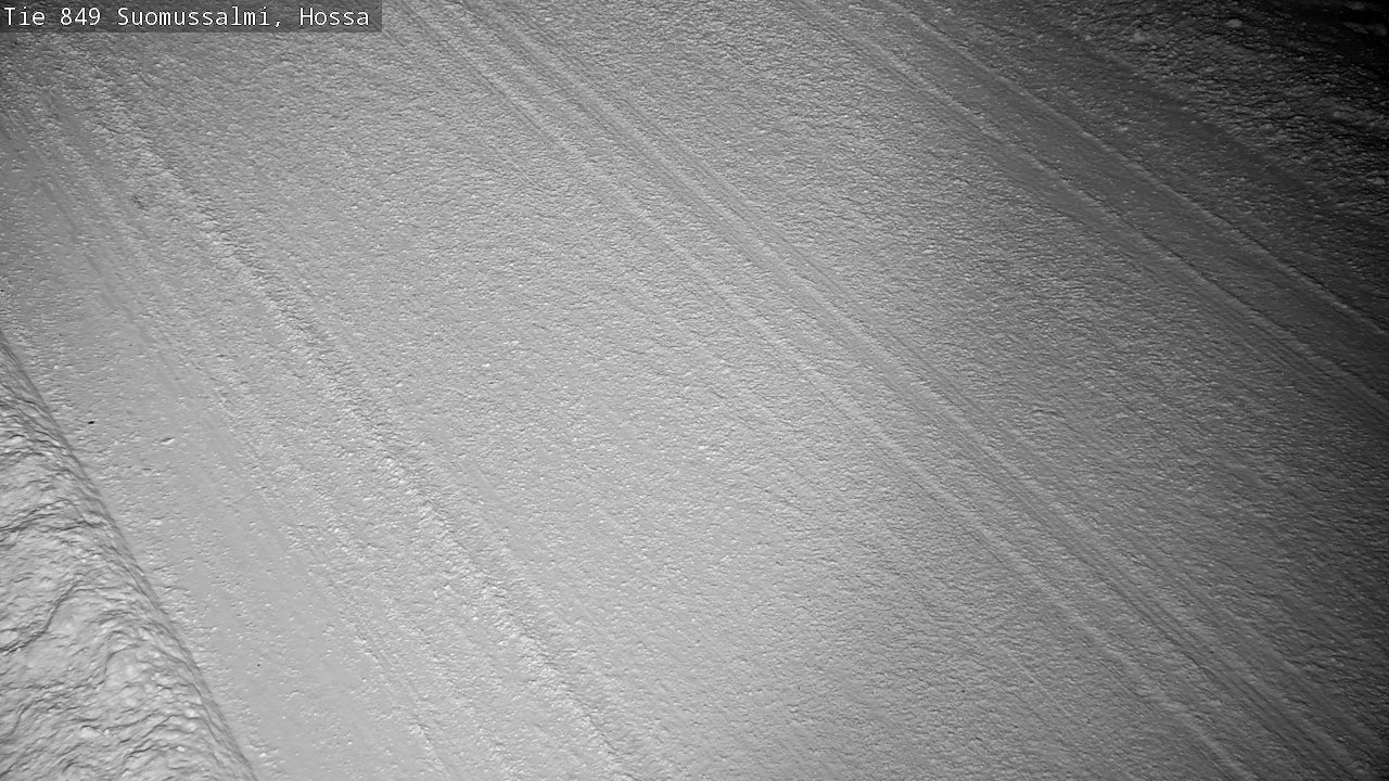 Weather Camera Image Väg 843 Suomussalmi, Hossa, Suomussalmi, Kainuu