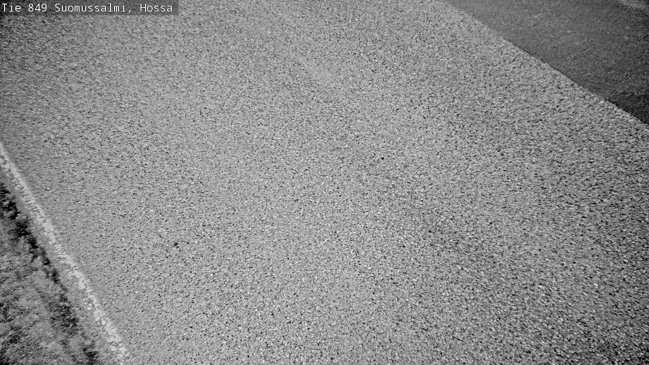 Weather Camera Image Väg 843 Suomussalmi, Hossa, Suomussalmi, Kainuu