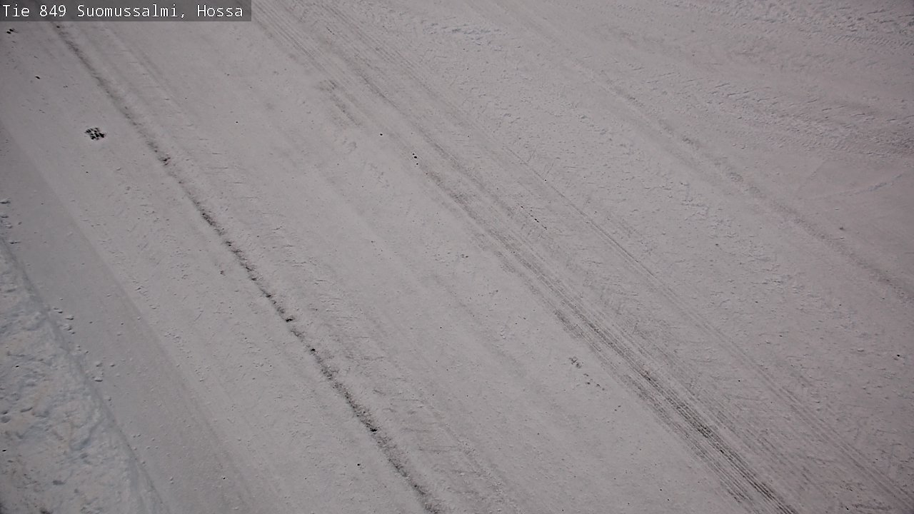 Weather Camera Image Väg 843 Suomussalmi, Hossa, Suomussalmi, Kainuu