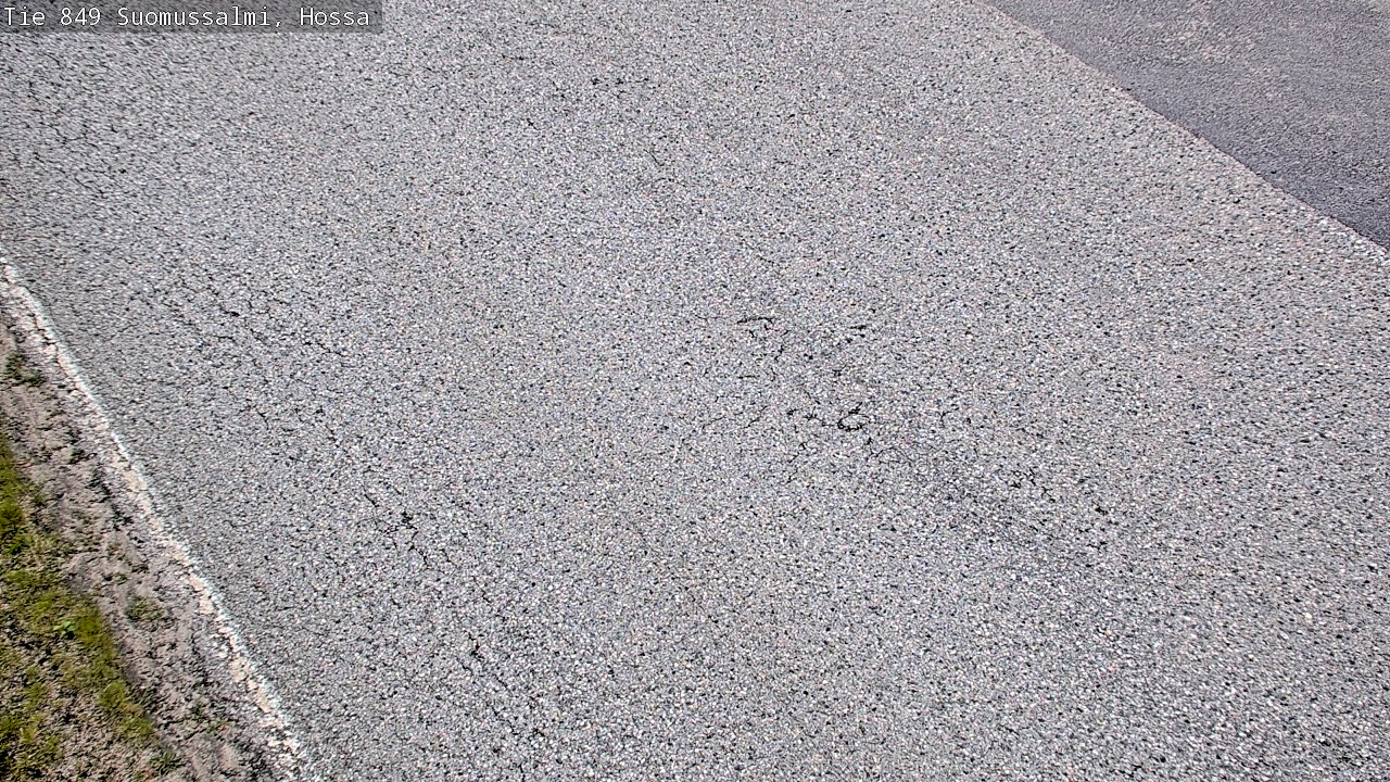 Weather Camera Image Väg 843 Suomussalmi, Hossa, Suomussalmi, Kainuu