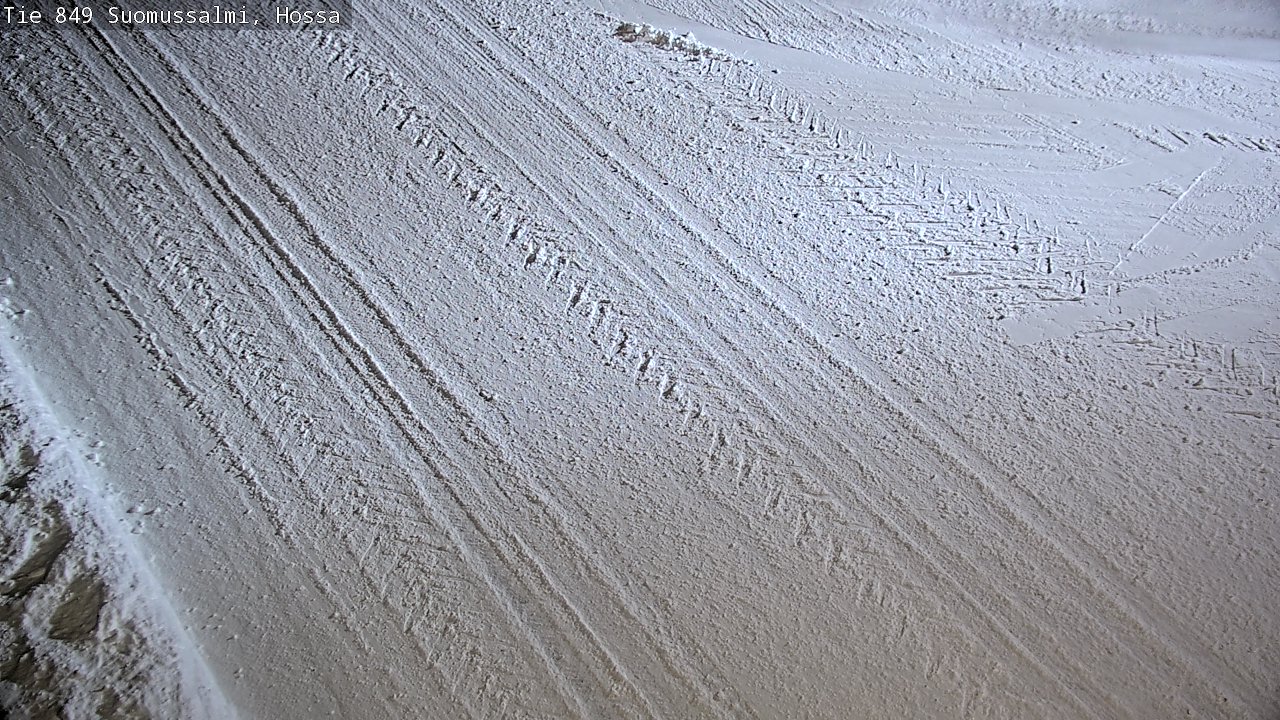 Weather Camera Image Väg 843 Suomussalmi, Hossa, Suomussalmi, Kainuu