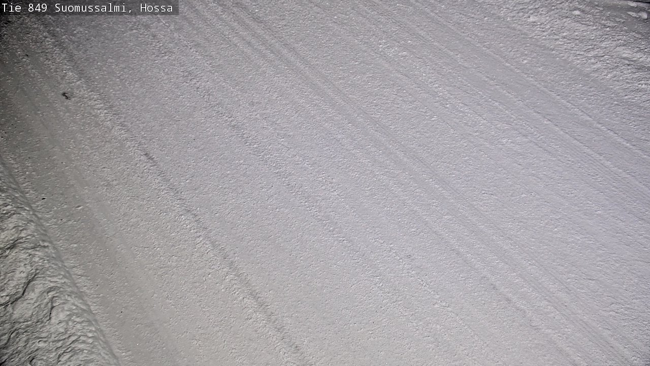 Weather Camera Image Väg 843 Suomussalmi, Hossa, Suomussalmi, Kainuu