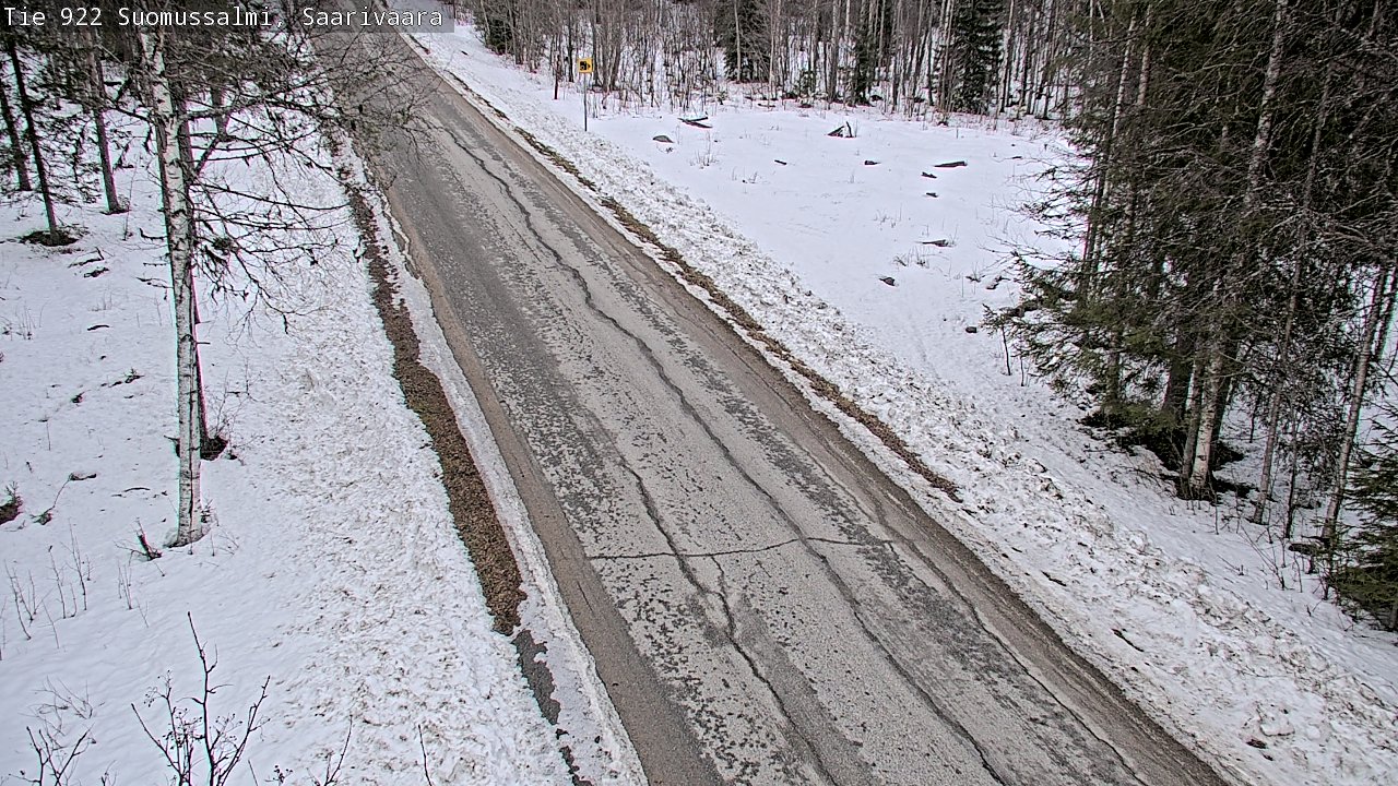 Kelikamerat Kuva Tie 843 Suomussalmi, Saarivaara, Suomussalmi, Kainuu