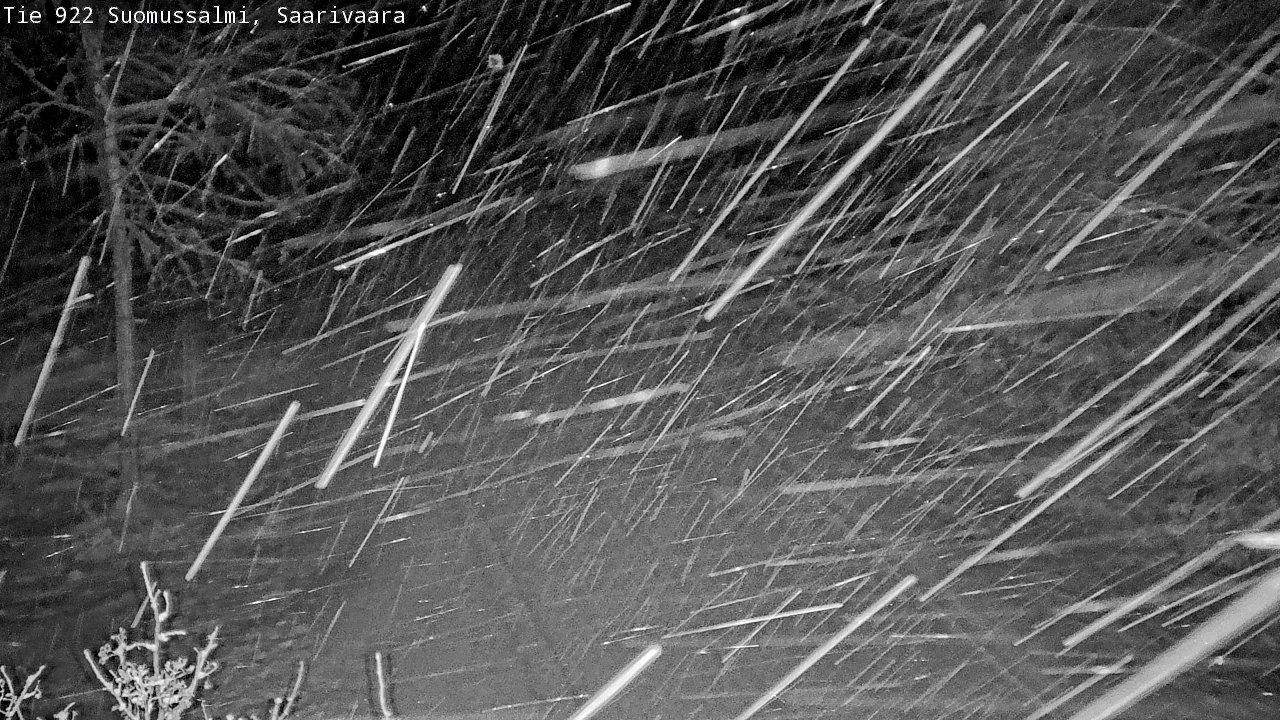 Weather Camera Image Road 950 843 Suomussalmi, Saarivaara, Suomussalmi, Kainuu