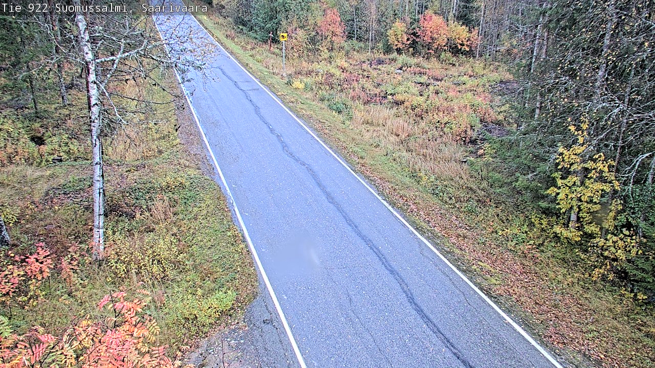 Weather Camera Image Road 950 843 Suomussalmi, Saarivaara, Suomussalmi, Kainuu