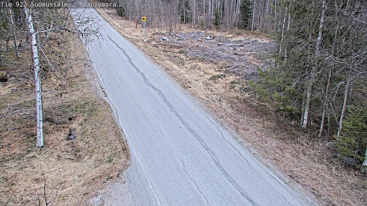 Kelikamerat Kuva Tie 843 Suomussalmi, Saarivaara, Suomussalmi, Kainuu