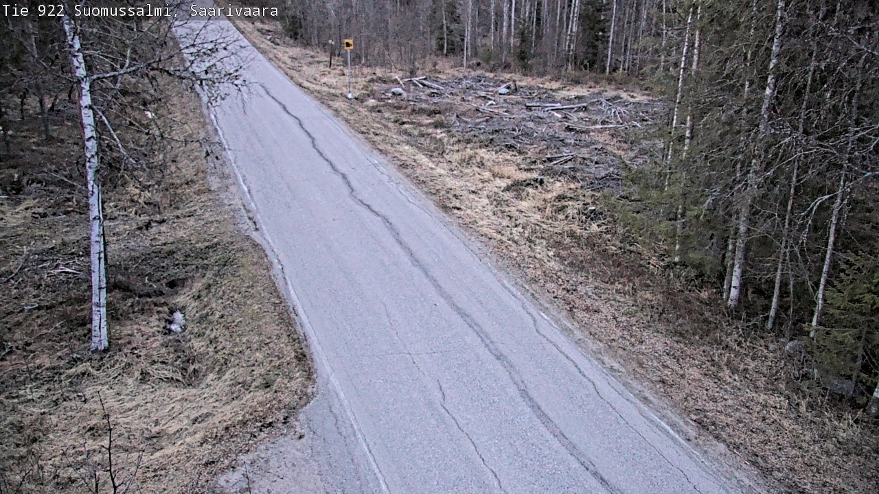 Weather Camera Image Road 950 843 Suomussalmi, Saarivaara, Suomussalmi, Kainuu