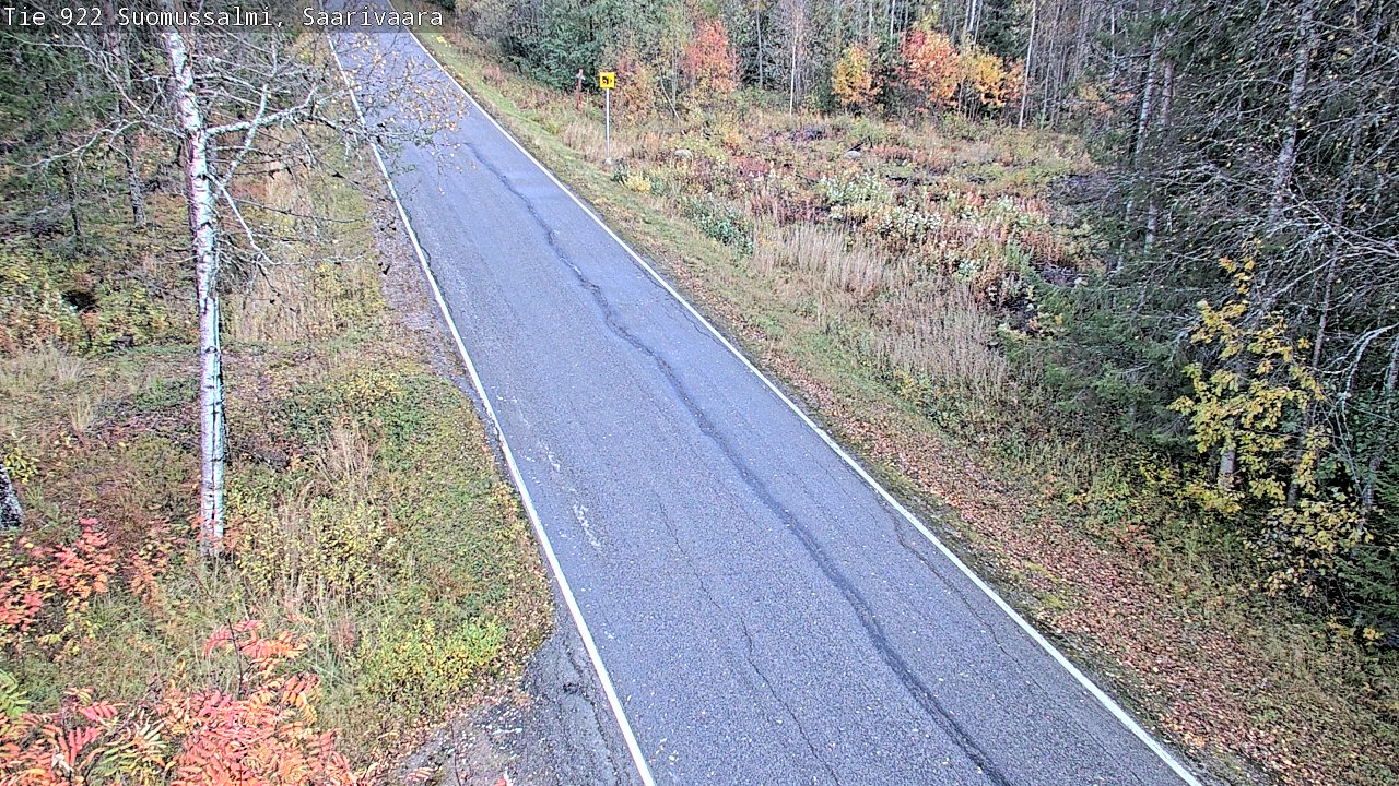 Weather Camera Image Road 950 843 Suomussalmi, Saarivaara, Suomussalmi, Kainuu