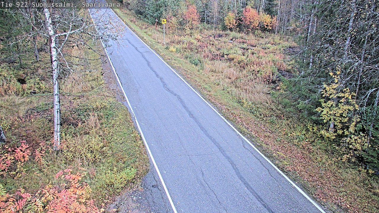 Weather Camera Image Road 950 843 Suomussalmi, Saarivaara, Suomussalmi, Kainuu