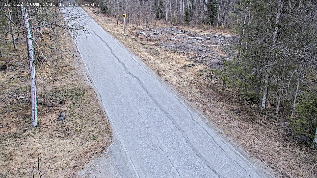 Kelikamerat Kuva Tie 843 Suomussalmi, Saarivaara, Suomussalmi, Kainuu
