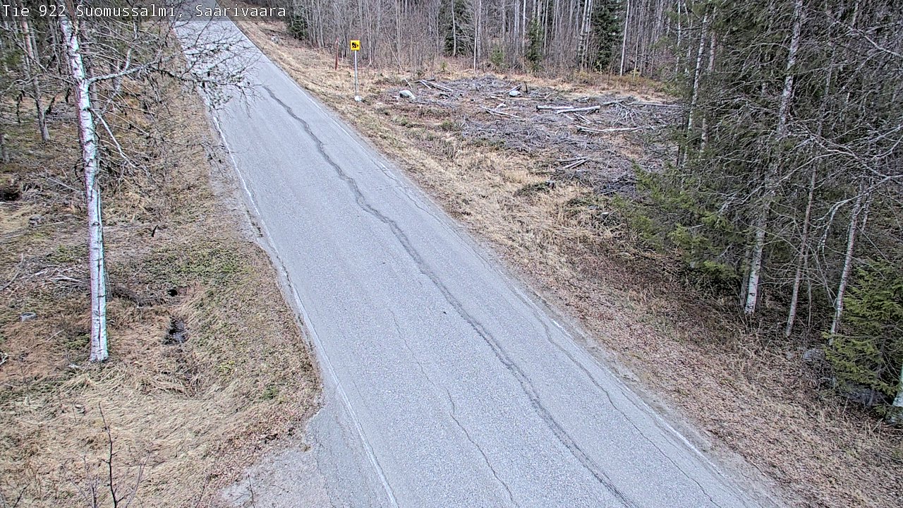 Kelikamerat Kuva Tie 843 Suomussalmi, Saarivaara, Suomussalmi, Kainuu