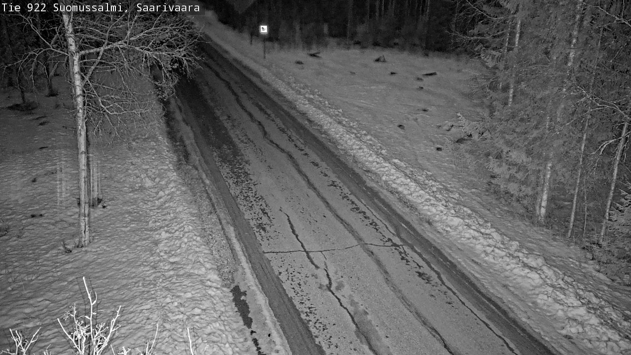 Kelikamerat Kuva Tie 843 Suomussalmi, Saarivaara, Suomussalmi, Kainuu