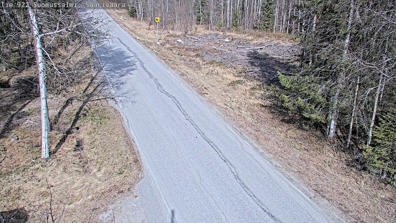Weather Camera Image Road 950 843 Suomussalmi, Saarivaara, Suomussalmi, Kainuu