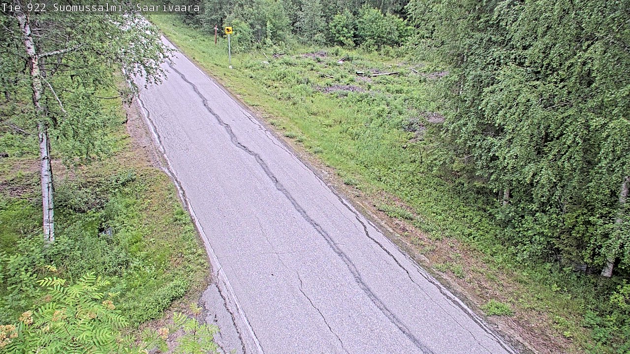 Kelikamerat Kuva Tie 843 Suomussalmi, Saarivaara, Suomussalmi, Kainuu