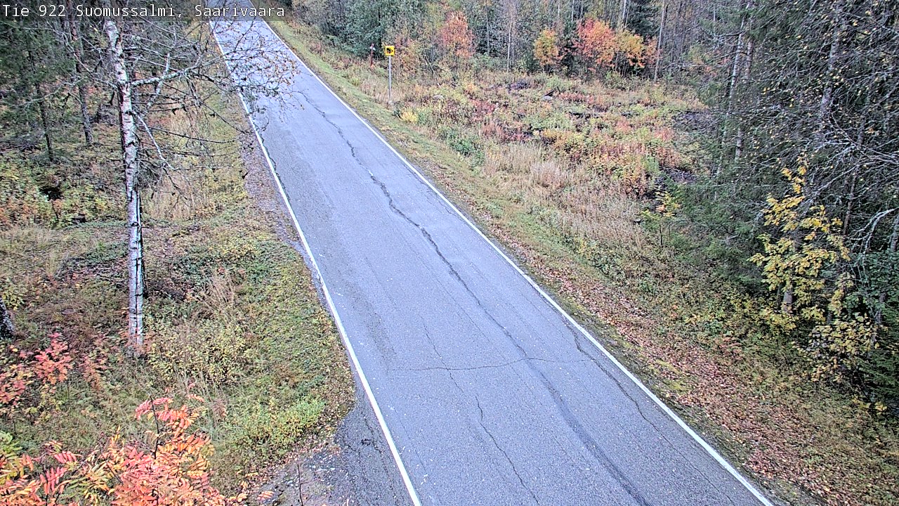 Weather Camera Image Road 950 843 Suomussalmi, Saarivaara, Suomussalmi, Kainuu