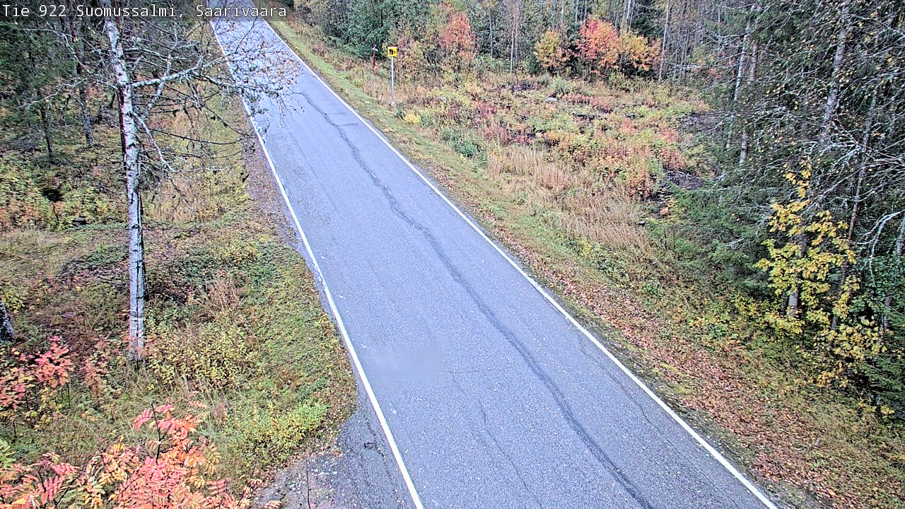 Weather Camera Image Road 950 843 Suomussalmi, Saarivaara, Suomussalmi, Kainuu