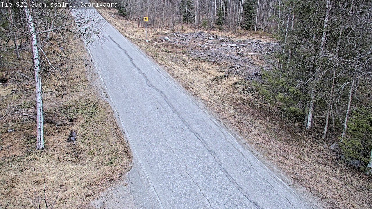 Kelikamerat Kuva Tie 843 Suomussalmi, Saarivaara, Suomussalmi, Kainuu