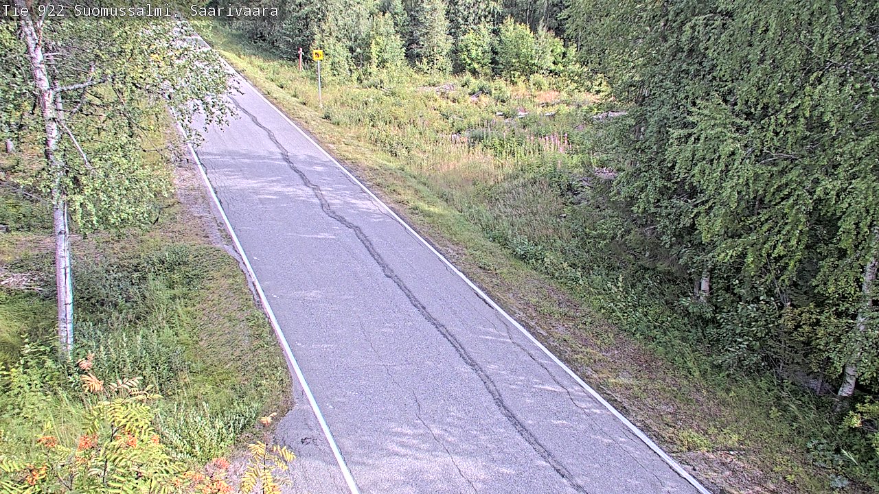 Weather Camera Image Road 950 843 Suomussalmi, Saarivaara, Suomussalmi, Kainuu