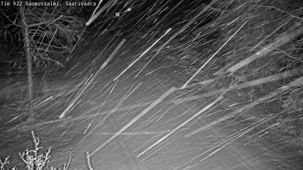 Weather Camera Image Road 950 843 Suomussalmi, Saarivaara, Suomussalmi, Kainuu